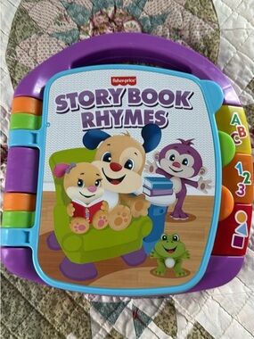 Fisher-Price Story Book Rhymes - Purple Kids Toy